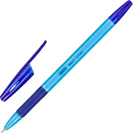 Ручка шариковая неавтомат. Attache Velex X 0,5мм синяя манж, гол.корп