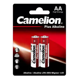 Батарейка АА пальчиковая Camelion Plus (2 штуки в упаковке)