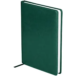 Ежедневник недатированный, А5, 136л., кожзам, OfficeSpace "Nebraska", зеленый