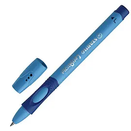 Ручка шариковая неавтоматическая Stabilo LeftRight для левшей синяя (толщина линии 0.45 мм)