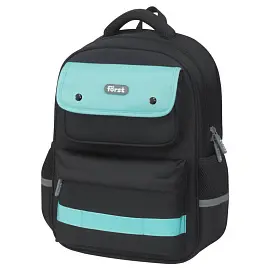 Рюкзак Först F-Color "Mint" 39,5*28,5*14см, 1 отделение, 4 кармана, уплотненная спинка