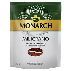 Кофе растворимый Monarch Miligrano 120 г (пакет)