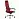 Кресло офисное МЕТТА "SU-B-8" хром, ткань-сетка, сиденье мягкое, красное Фото 3