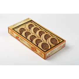 Печенье сдобное Бискотти глазированное с орехом 245 г