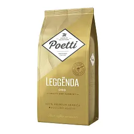 Кофе молотый Poetti Leggenda Oro 250 г (вакуумная упаковка)