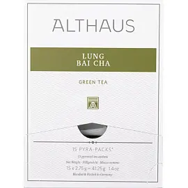 Чай зеленый Althaus Pyra Pack Lung Bai Cha 15 пирамидок