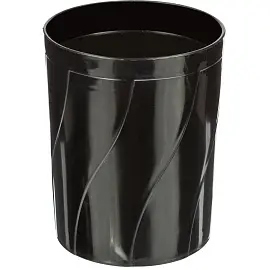 Подставка-стакан для канцелярских принадлежностей Attache Line черная 10x8x8 см