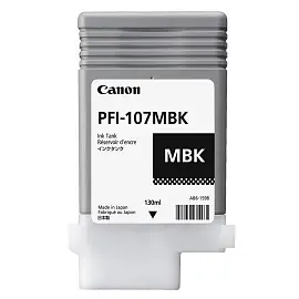Картридж струйный Canon PFI-107MBK 6704B001 черный оригинальный
