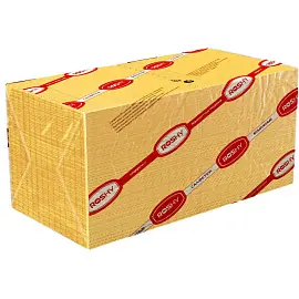 Салфетки бумажные Profi Pack 24x24 см желтые 2-слойные 250 штук в упаковке