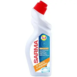 Чистящее средство дезинфицирующее 750 мл SARMA "Антиржавчина", для сантехники, убивает микробы, 70681