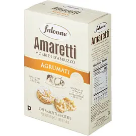 Печенье сдобное Falcone Амаретти с ароматом цитрусовых 170 г