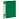 Папка на 4 кольцах СТАММ "Стандарт" А4, 25мм, 700мкм, пластик, зеленая