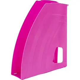 Лоток вертикальный для бумаг 70 мм Attache Fantasy пластиковый розовый