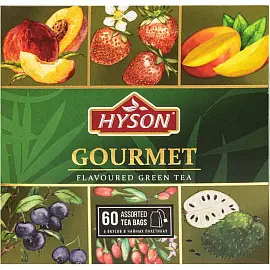 Чай Hyson Gurmet Tea Collection зеленый 60 пакетиков
