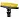 Щетка для пола SYR 23 см жесткая (желтая) Фото 1