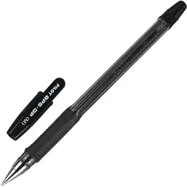 Ручка шариковая неавтоматическая масляная Pilot BPS-GP-М черная (толщина линии 0.27 мм)