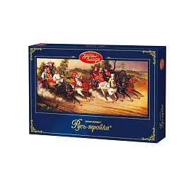 Подарочный набор шоколадных конфет Красный октябрь Русь тройка 350 г