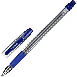 Ручка шариковая неавтоматическая Unomax (Unimax) Ultra Glide синяя (толщина линии 0.8 мм)