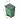 Контейнер-бак мусорный 25 л пластиковый с педалью и крышкой зеленый Фото 1