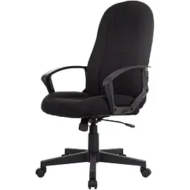 Кресло для руководителя Бюрократ T-898 черное (ткань, пластик)