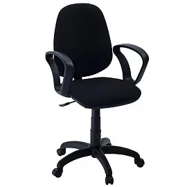Кресло офисное Easy Chair 322 черное (ткань, пластик)
