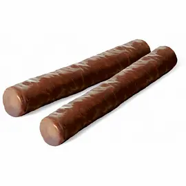 Вафли Яшкино Трубочки с шоколадно-ореховой начинкой в глазури 2 кг