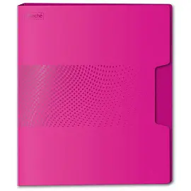 Скоросшиватель пластиковый с пружинным механизмом Attache Digital А4+ до 120 листов розовый (толщина обложки 0.45 мм)