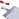 Лента для бейджей, 45 см, съемный пластиковый клип-замок с петелькой, КРАСНАЯ, BRAUBERG, 235730 Фото 1