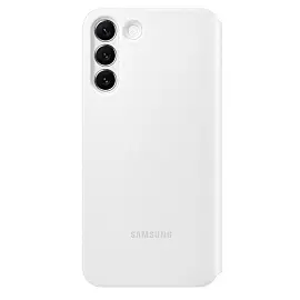 Чехол-книжка Samsung Smart Clear View Cover S22+ для Samsung Galaxy S22+ белый (SAM-EF-ZS906CWEGRU)
