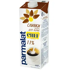 Сливки Parmalat Chef ультрапастеризованные 11% 1000 г