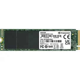 SSD накопитель Transcend MTE115S 500 ГБ (TS500GMTE115S)