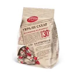 Конфеты шоколадные Красный Октябрь Украли сахар батончики 170 г