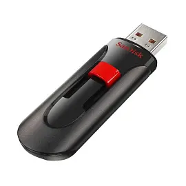Флешка USB 2.0 64 ГБSanDisk CZ60 Cruzer Glide (SDCZ60-064G-B35)