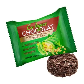 Конфеты Co barre de Chocolat мультизлаковые с кунжутом и темной глазурью 1 кг