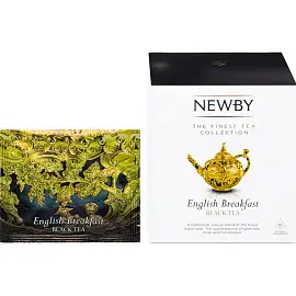 Чай Newby English Breakfast черный 15 пакетиков-пирамидок