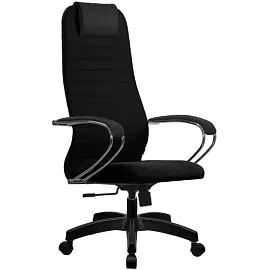 Кресло для руководителя Метта SU-B-10 черное (ткань, пластик)