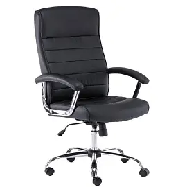 Кресло для руководителя Easy Chair 586 TPU черное (искусственная кожа, металл)