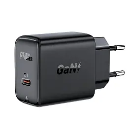 Зарядное устройство Acefast (AF-A21-BK) 30W GaN USB-C черный