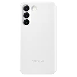 Чехол книжка Samsung Smart Clear View Cover S22 для Samsung Galaxy S22 белый (SAM-EF-ZS901CWEGRU)