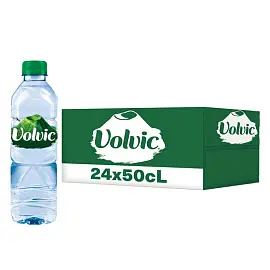 Вода минеральная Volvic негазированная 0.5 л (24 штуки в упаковке)