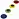 Магниты БОЛЬШОГО ДИАМЕТРА, 40 мм, НАБОР 4 штуки, цвет АССОРТИ, в блистере, STAFF "Basic", 237484 Фото 1
