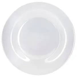 Тарелка десертная стеклянная ОСЗ Симпатия диаметр 196 мм прозрачная (OCZ1888)