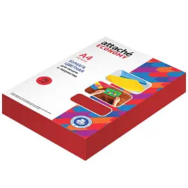 Бумага цветная для печати Attache Economy красный интенсив (А4, 70 г/кв.м, 500 листов)