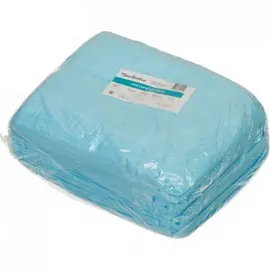 Простыня одноразовая Чистовье Люкс нестерильная в сложении 200 x 80 см (голубая, 20 штук в упаковке)
