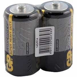 Батарейка GP Supercell C (R14) 14S солевая Цена за 1 батарейку
