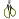 Ножницы ЮНЛАНДИЯ "BASIC", 140 мм, ребристые резиновые вставки, черно-салатовые, европодвес, 236990 Фото 4