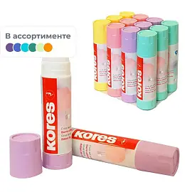 Клей карандаш Kores Pastel 40 г (производство Чехия)