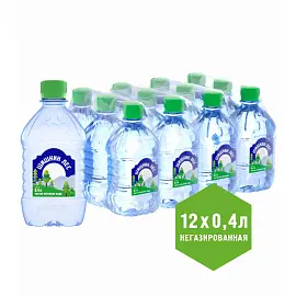 Вода питьевая Шишкин Лес негазированная 0,4 л (12 штук в упаковке)