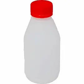 Бутылка пластиковая 130x60x60 мм 0.25 л с крышкой