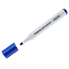 Маркер для белых досок Attache Accent синий (толщина линии 1-5 мм) круглый наконечник